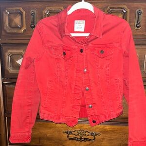Old Navy Jean Jacket Red